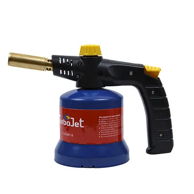 Горелка с пьезоподжигом TJ400M-B под прокалываемый баллон TurboJet