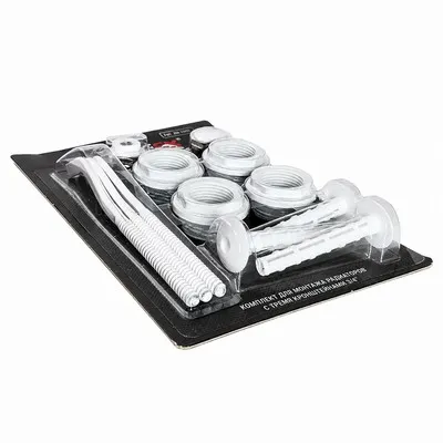 Комплект пробок для монтажа радиаторов 3/4" Valfex с 3-мя кронштейнами, AD-1003 3/4