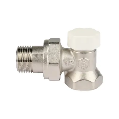 Кран для радиатора запорный УГЛОВОЙ 1/2" Stout SVL-1156-000015