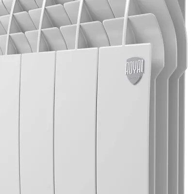 Радиаторы Royal Thermo BiLiner 500 Bianco Traffico VR80 биметаллические, белые нижнее правое подключение