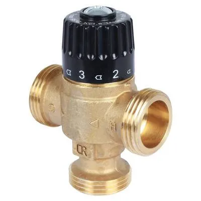 Термостатический клапан с центр. смешением 1" НАР Stout SVM-0125