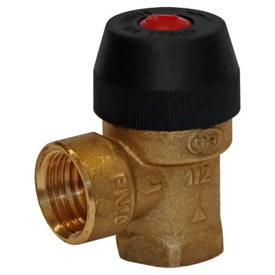 Клапан предохранительный для отопления 6 бар ВВ 1/2"х1/2" Stout SVS-0010-016015