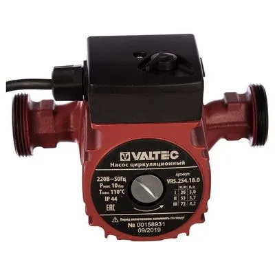 Насос циркуляционный для отопления Valtec RS 25-4/180 VRS.254.18.0