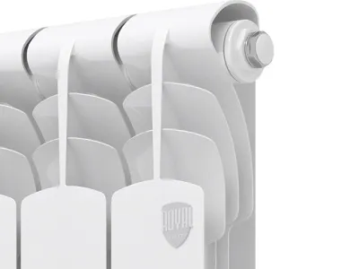 Радиаторы Royal Thermo Revolution Bimetall 350 биметаллические, белые боковое подключение