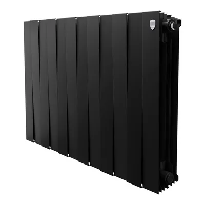 Радиаторы Royal Thermo PianoForte 500 Noir Sable биметаллические, чёрные боковое подключение