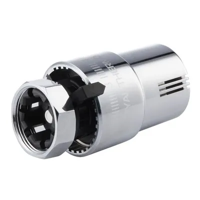 Головка термостатическая (термоголовка) M30x1,5 жидкостная Хром Royal Thermo Design RTO 08.02