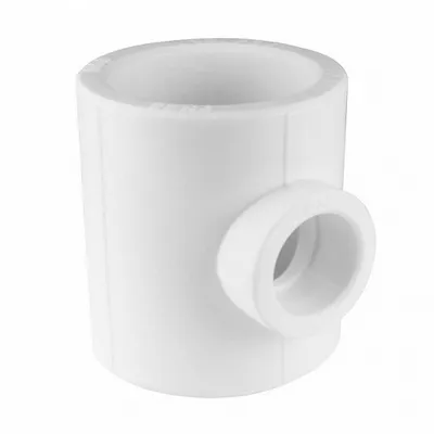 Тройник полипропиленовый переходной Ø110х50х110 (белый) Valfex 10105010