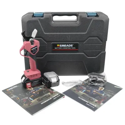 Ножницы аккумуляторные для резки труб Ø0-36 мм Emeads в чемодане