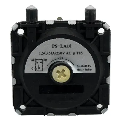 Реле давления воздуха PS-LA10 с регулятором 0,6 мБар (30232, 36402631, 39817510), PS-LA10-0.6mbar