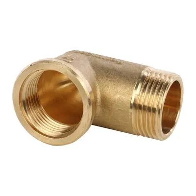 Угол латунный внутренняя/наружная резьба Stout