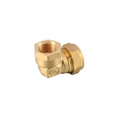 Угол комбинированный для гофрированной трубы с внутренней резьбой Lavita