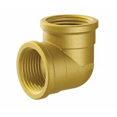 Угол латунный внутренняя/внутренняя резьба FAR