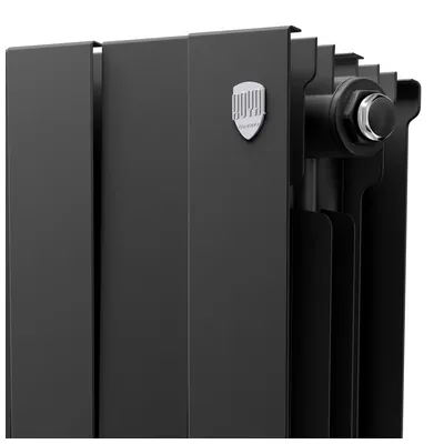 Радиаторы Royal Thermo PianoForte 500 Noir Sable биметаллические, чёрные боковое подключение