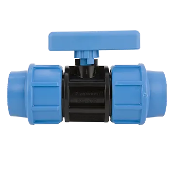 Кран шаровой обжимной Ø32х32 пластиковый для труб ПНД Джилекс 9362