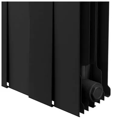 Радиаторы Royal Thermo PianoForte 500 Noir Sable биметаллические, чёрные боковое подключение