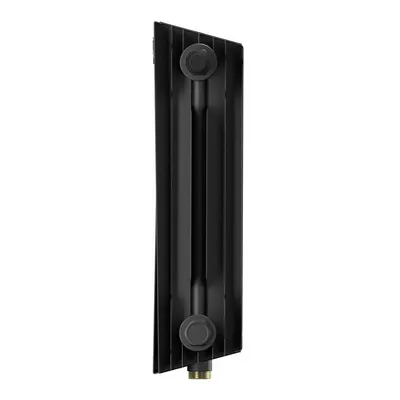 Радиаторы Royal Thermo PianoForte 300 Noir Sable VDR биметаллические, чёрные нижнее правое подключение