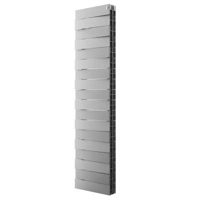Радиаторы Royal Thermo PianoForte Tower 300 Silver Satin биметаллические, серебристые боковое подключение