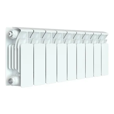 Радиатор отопления Rifar Base 200 9 секций биметаллический секционный боковое подключение rb20009