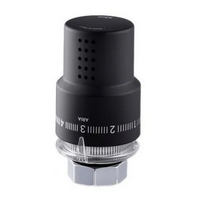 Головка термостатическая (термоголовка) M30х1,5 жидкостная Чёрный Royal Thermo Design RTO 07.0008