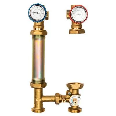 Насосная группа с 3-ходовым смесителем без насоса, в теплоизоляции Stout SDG-0007