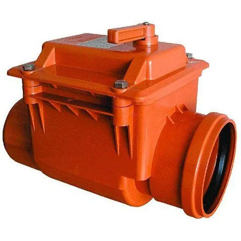 Клапан обратный канализационный Ø110 горизонтальный Ostendorf 908002