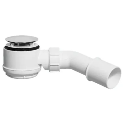 Сифон для душевого поддона D=70 мм 11/2"х40/50 пластик McAlpine MRS5C-SL-65