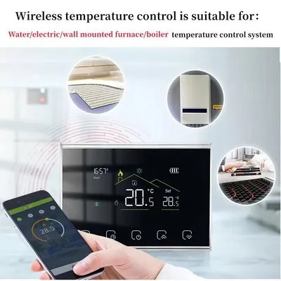 Термостат Beca BHT-8000-VA GBC RF + WiFi "16 А" (Black)