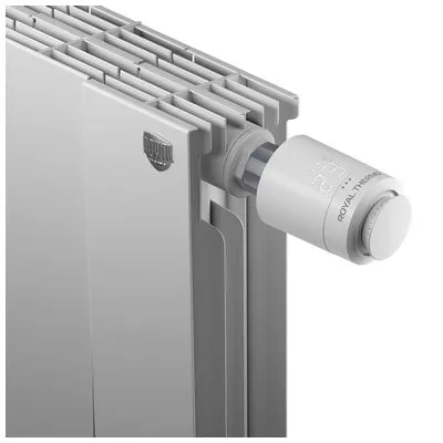 Головка термостатическая (термоголовка) M30х1,5 + Click Белый Royal Thermo Smart Heat RTE 77.001