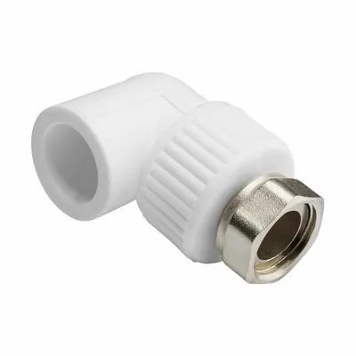 Угол полипропиленовый с НАКИДНОЙ ГАЙКОЙ Ø32х1" (белый) Valfex 10138032