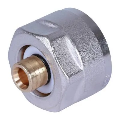 Соединитель коллекторный обжимной Stabil Stout Ø20(2.9)х3/4"ЕК евроконус для полимерной PEX трубы SFC-0026-202934