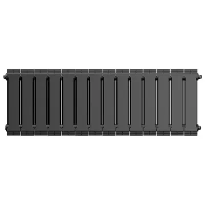 Радиаторы Royal Thermo PianoForte 300 Noir Sable биметаллические, чёрные боковое подключение