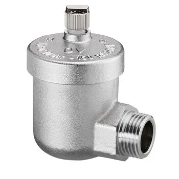 Воздухоотводчик Oventrop 1/2" УГЛОВОЙ Никель БЕЗ отсек. клапана 1088404