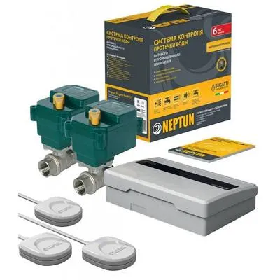 Кран шаровой с электроприводом Bugatti Pro 12В 1" Neptun (Нептун) 2153565