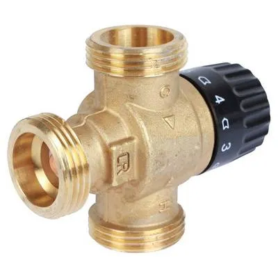 Термостатический клапан с центр. смешением 1" НАР Stout SVM-0125