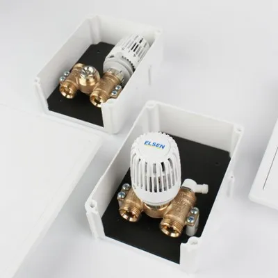 Набор монтажный Thermobox с функцией ограничения температуры обратного потока (закрытая крышка) Elsen ETB01.02