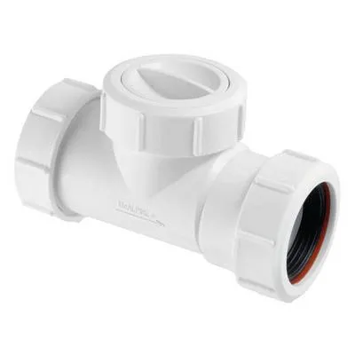 Клапан обратный канализационный Ø40 горизонтальный McAlpine T28M-NRV-40