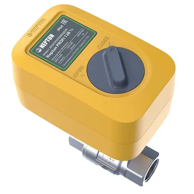 Кран шаровой с электроприводом Profi 12В 1" Neptun (Нептун) 2205804