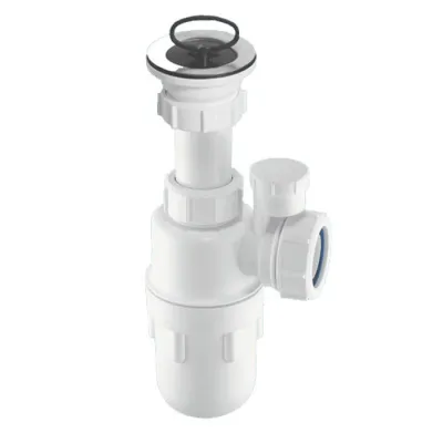 Сифон сухой Ø40 McAlpine колбовый с вакуумным клапаном MRSK13V