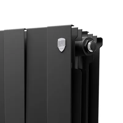 Радиаторы Royal Thermo PianoForte 300 Noir Sable биметаллические, чёрные боковое подключение