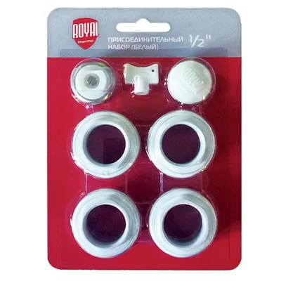Комплект пробок Royal Thermo 1/2" 7 шт белый, НС-1156746