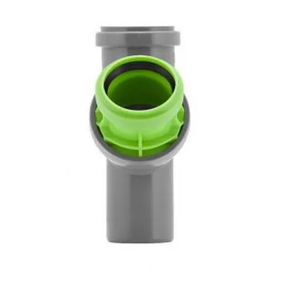 Тройник для внутренней канализации Leo Minor Ø50х50/45°-88 с регулируемым углом TN5 (серый)