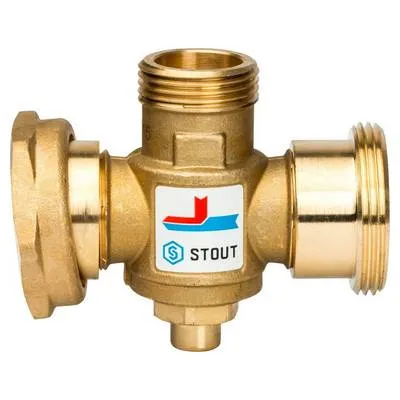 Клапан антиконденсационный НГНН 11/2"х11/2"х1" Тоткр.=70 °С KVs=3,2 м³/час Stout SVM-0050-327008