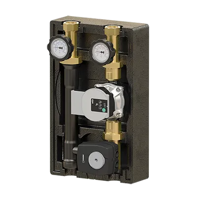 Группа насосная Ду25, с 3-х ходовым смесителем, с насосом Wilo Para 15/7-130  и с сервоприводом ESBE Elsen SmartBox 3.5 EFG25.22