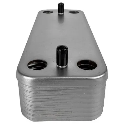 Теплообменник ГВС (вторичный) 16 пластин для котлов Ariston Uno 995945, Berreta К8036, R8037, Biasi BI1181122, BI1001101, E.C.A 7006991269, Electrolux AA10110003, Ferroli 39842130