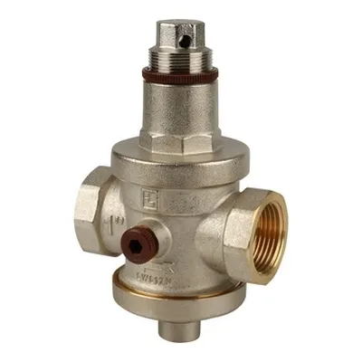 Регулятор давления воды ВВ 1" Ру=1-6 бар с отводом под манометр никель Itap 1430100