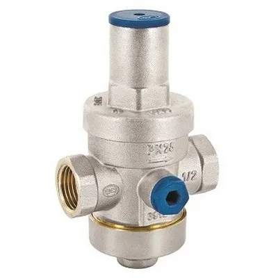 Регулятор давления воды ВВ 3" Ру=1-6,5 бар поршневой c компенсационной камерой, с отводом под манометр Elsen EPR02.3030