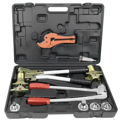 Пресс-инструмент для PEX труб Ø16-32 мм Emeads FT-1240 ручной в чемодане