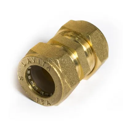 Муфта 25х25 (ст. гофр. труба) Lavita