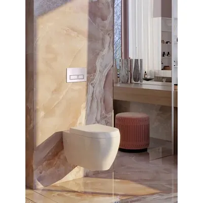 Инсталляция для унитаза Tece TECEspring 4 в 1 с панелью смыва TECEspring V Хром глянец S955201