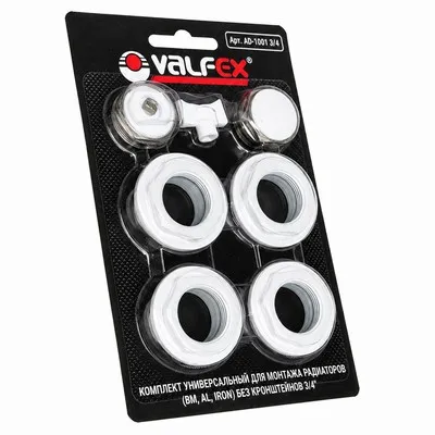 Комплект пробок для монтажа рабиаторов 3/4" Valfex (без кронштейнов), AD-1001 3/4